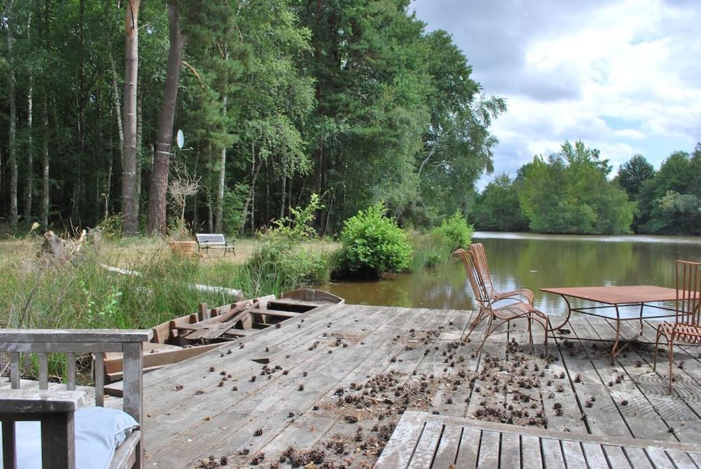 Paradis Perdu En Sologne Avec Plage Privee Villeny Dış mekan fotoğraf