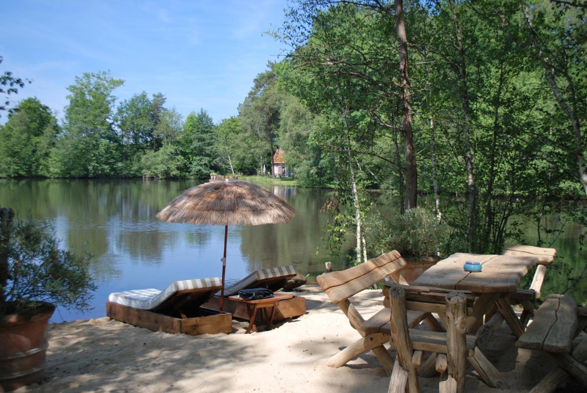 Paradis Perdu En Sologne Avec Plage Privee Villeny Dış mekan fotoğraf